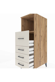 Kronos Dolap Tek Raflı 4 Çekmeceli 44x59x134 - S82M082V7C