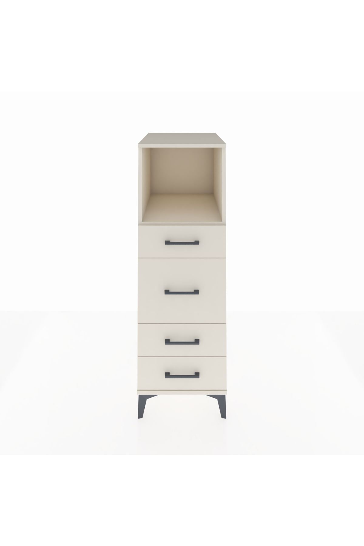 Kronos Dolap Tek Raflı 4 Çekmeceli 44x59x134 - S82M083V1C