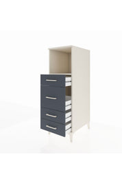 Kronos Dolap Tek Raflı 4 Çekmeceli 44x59x134 - S82M083V2C
