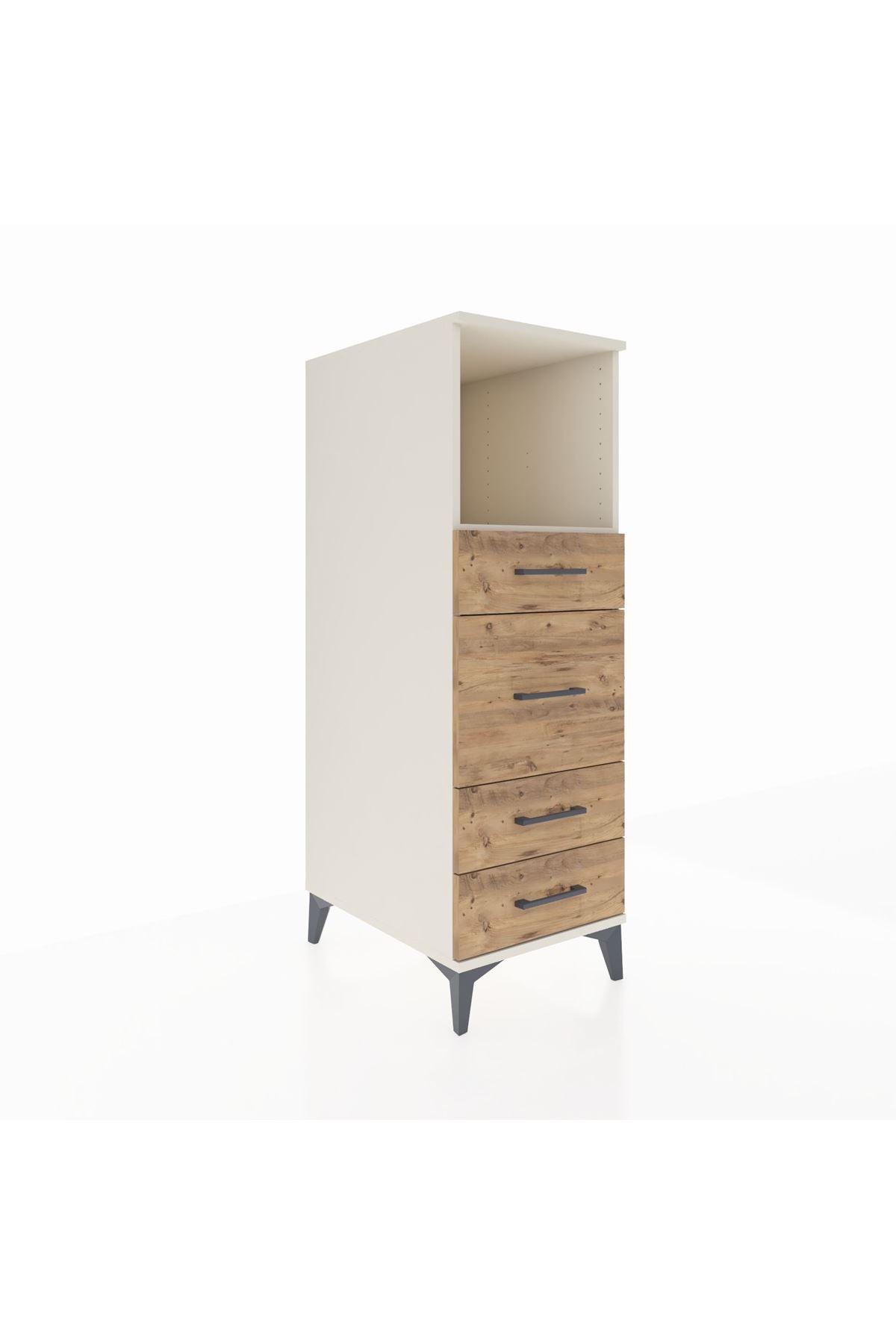 Kronos Dolap Tek Raflı 4 Çekmeceli 44x59x134 - S82M083V3C