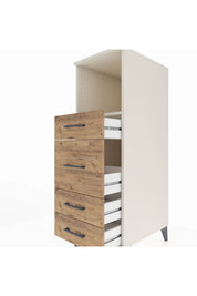 Kronos Dolap Tek Raflı 4 Çekmeceli 44x59x134 - S82M083V3C
