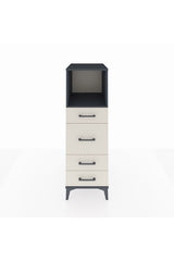 Kronos Dolap Tek Raflı 4 Çekmeceli 44x59x134