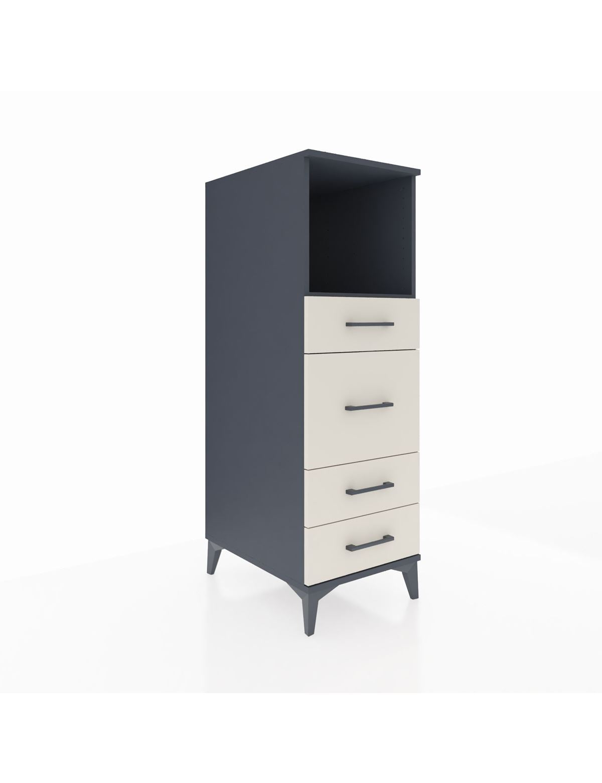 Kronos Dolap Tek Raflı 4 Çekmeceli 44x59x134 - S82M083V4C