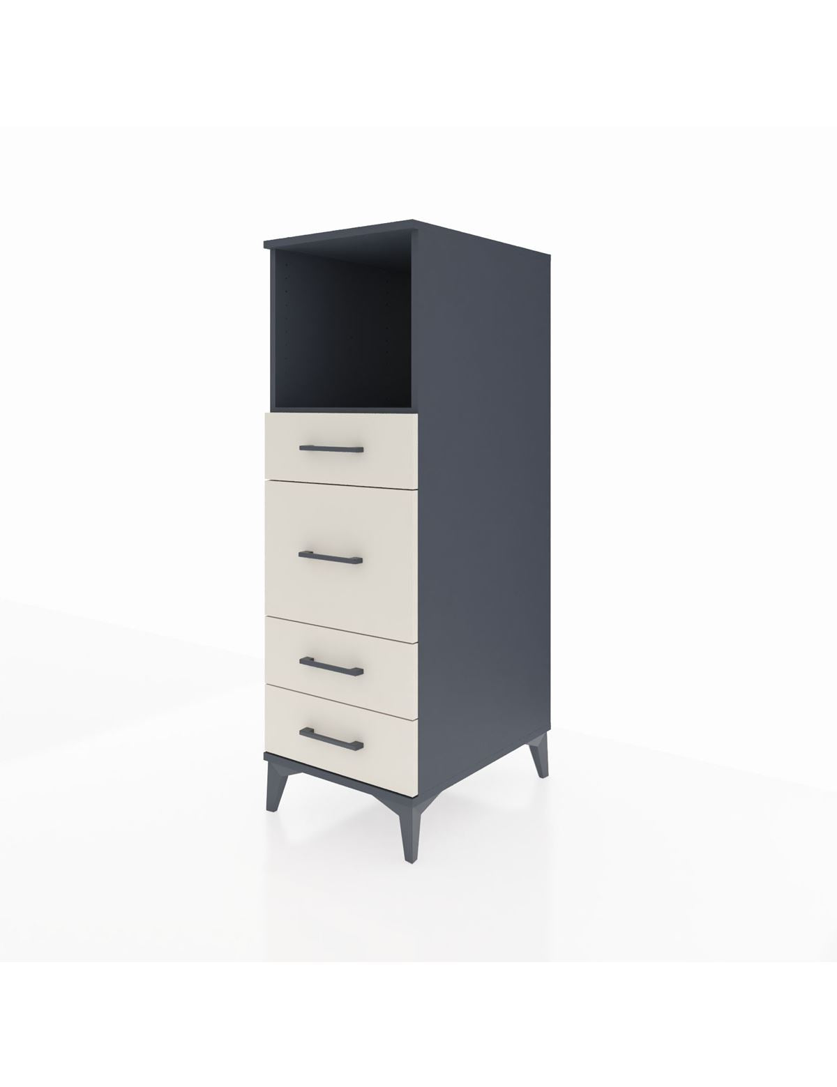Kronos Dolap Tek Raflı 4 Çekmeceli 44x59x134 - S82M083V4C