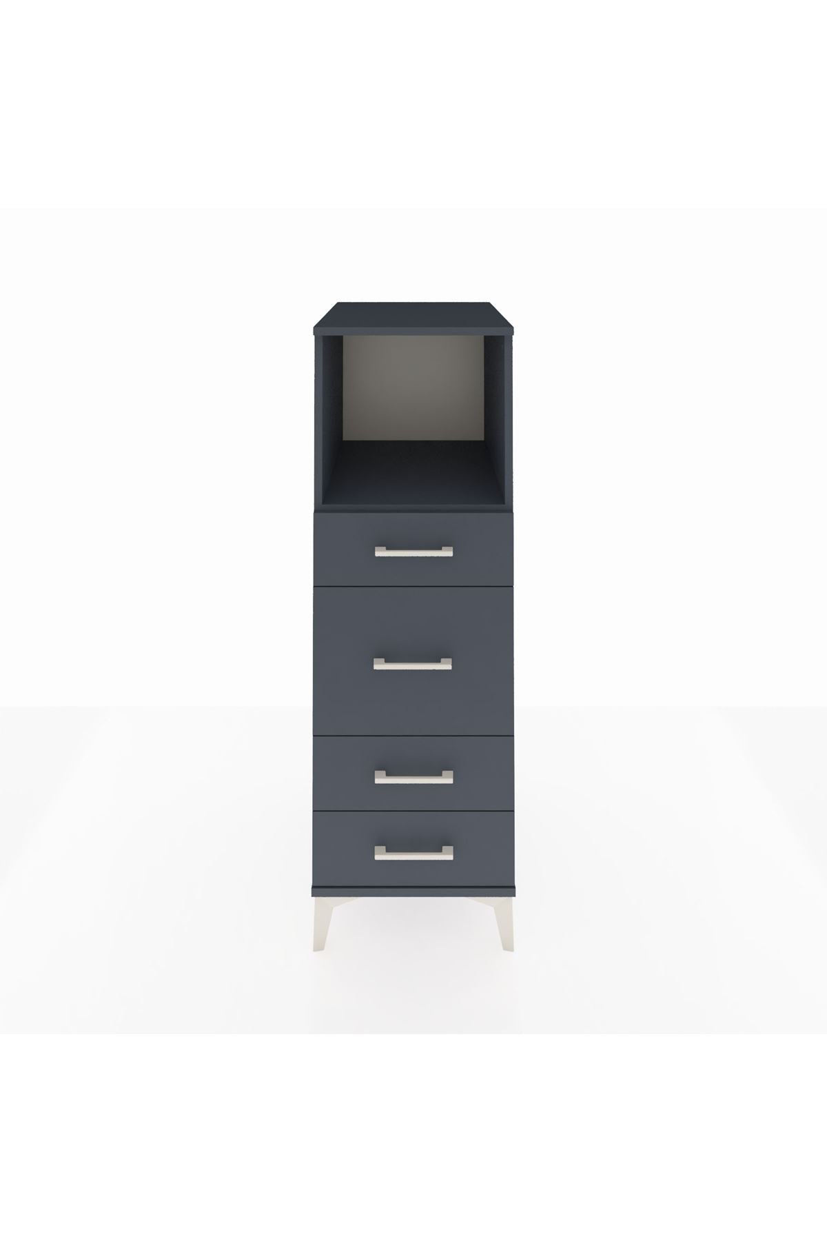 Kronos Dolap Tek Raflı 4 Çekmeceli 44x59x134 - S82M083V5C