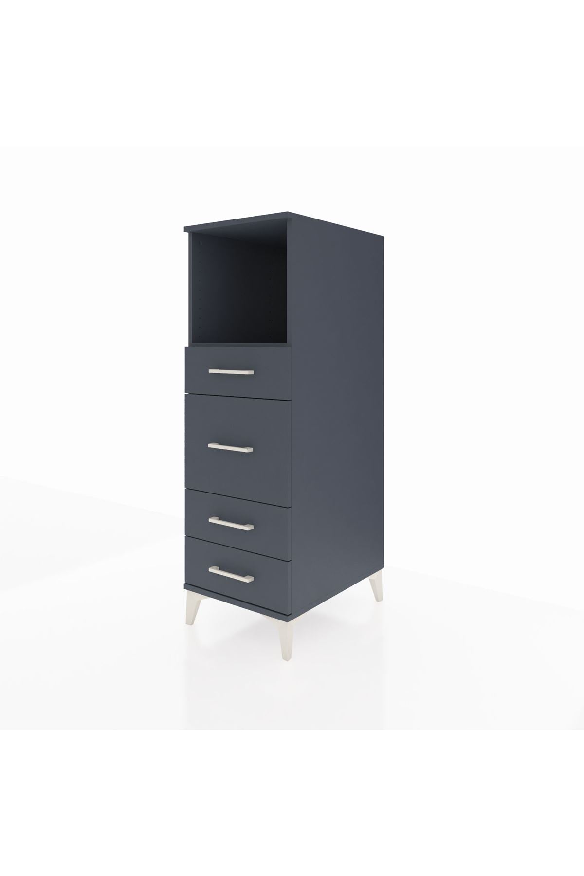 Kronos Dolap Tek Raflı 4 Çekmeceli 44x59x134 - S82M083V5C