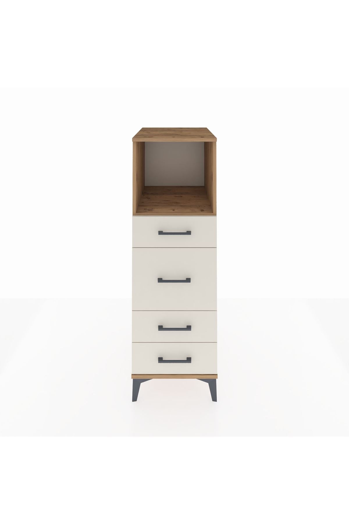 Kronos Dolap Tek Raflı 4 Çekmeceli 44x59x134 - S82M083V7C