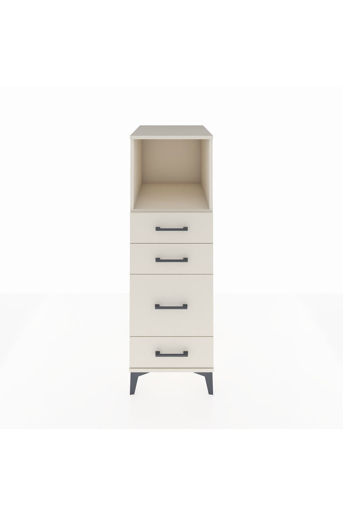 Kronos Dolap Tek Raflı 4 Çekmeceli 44x59x134 - S82M084V1C