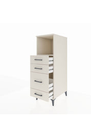 Kronos Dolap Tek Raflı 4 Çekmeceli 44x59x134 - S82M084V1C