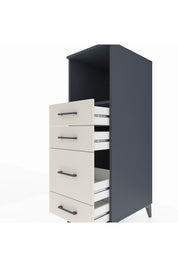 Kronos Dolap Tek Raflı 4 Çekmeceli 44x59x134 - S82M084V4C