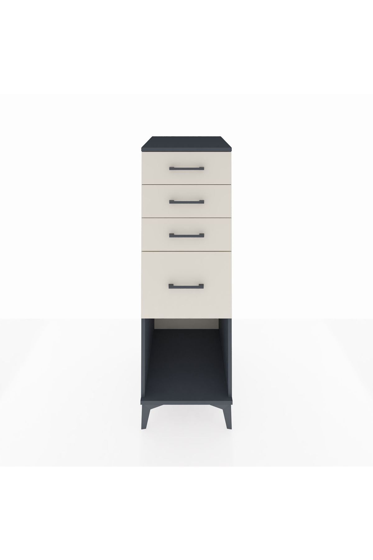 Kronos Dolap 4 Çekmeceli 44x59x134 - S82M085V4C