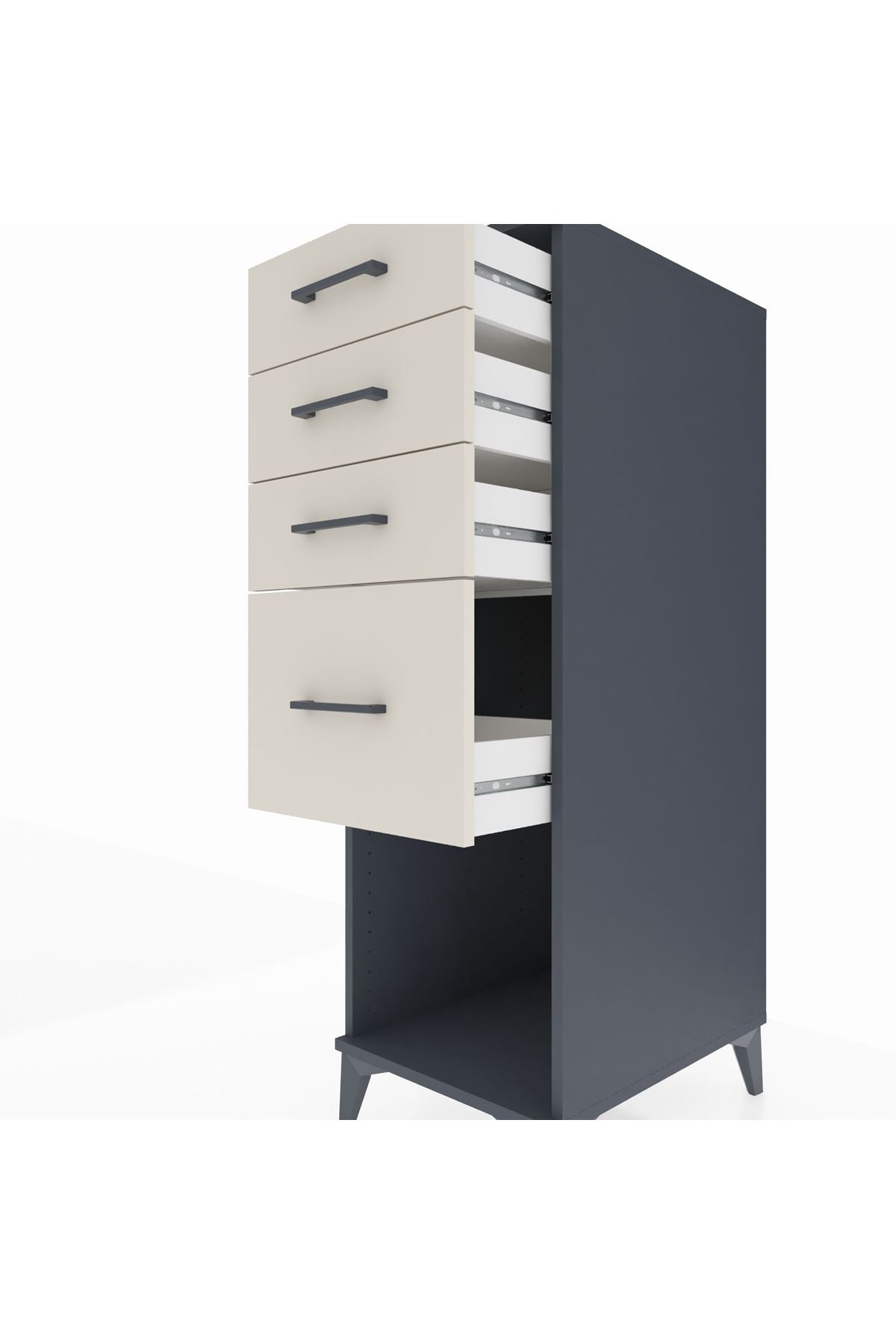Kronos Dolap 4 Çekmeceli 44x59x134 - S82M085V4C