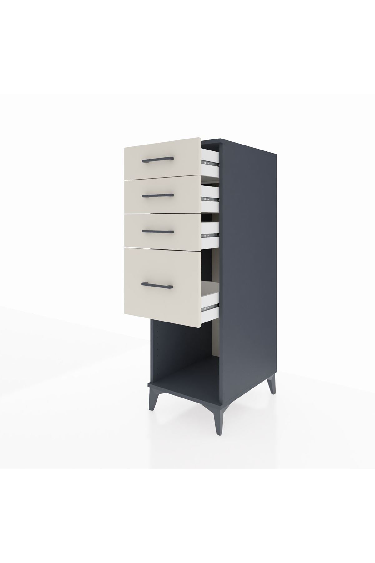Kronos Dolap 4 Çekmeceli 44x59x134 - S82M085V4C