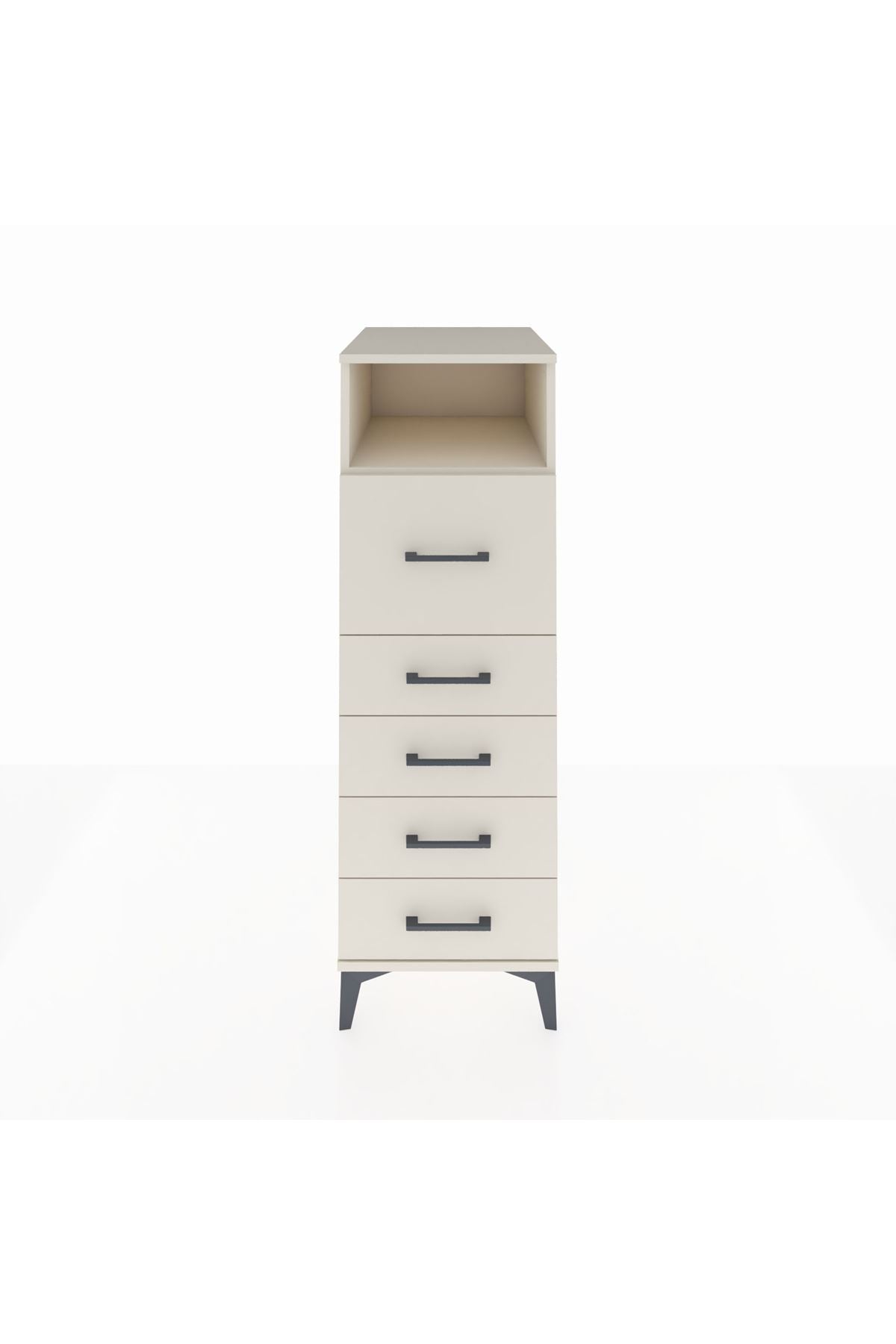 Kronos Dolap Tek Raflı 5 Çekmeceli 44x59x134 - S82M086V1C