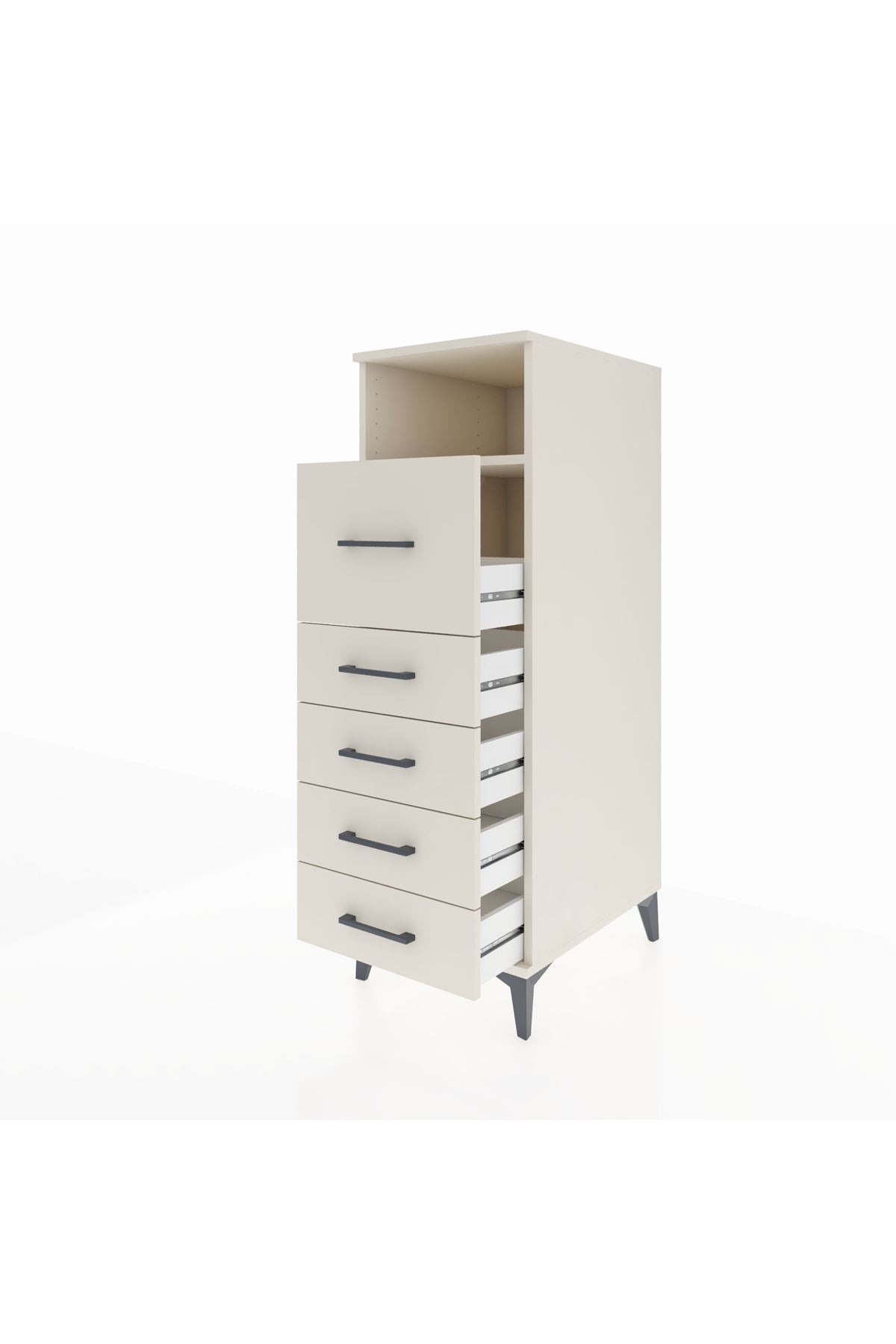 Kronos Dolap Tek Raflı 5 Çekmeceli 44x59x134 - S82M086V1C