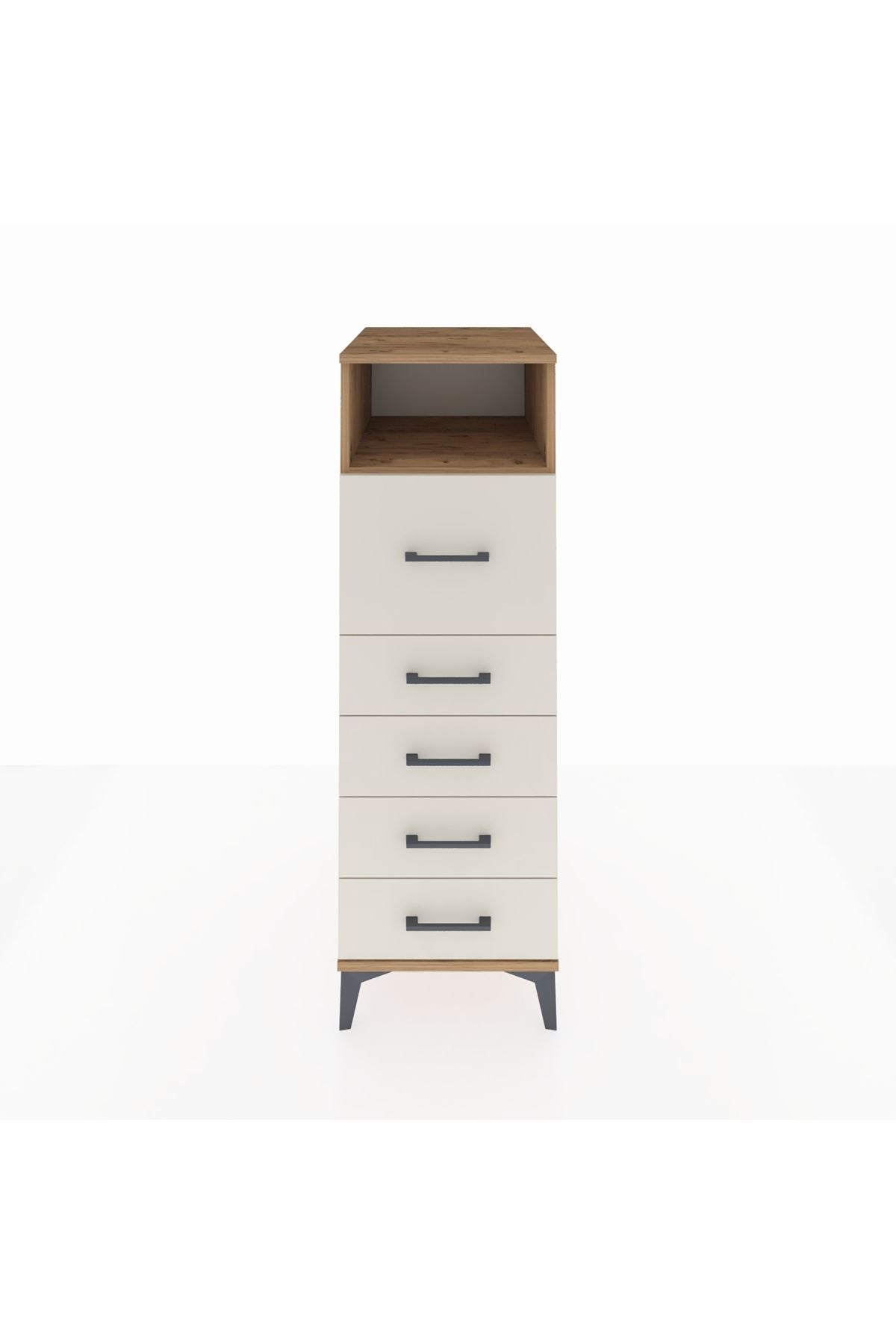 Kronos Dolap Tek Raflı 5 Çekmeceli 44x59x134 - S82M086V7C