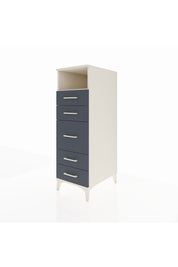 Kronos Dolap Tek Raflı 5 Çekmeceli 44x59x134 - S82M087V2C