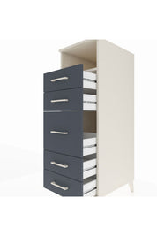 Kronos Dolap Tek Raflı 5 Çekmeceli 44x59x134 - S82M087V2C