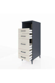 Kronos Dolap Tek Raflı 5 Çekmeceli 44x59x134 - S82M087V4C