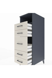 Kronos Dolap Tek Raflı 5 Çekmeceli 44x59x134 - S82M087V4C