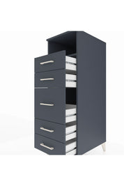 Kronos Dolap Tek Raflı 5 Çekmeceli 44x59x134 - S82M087V5C