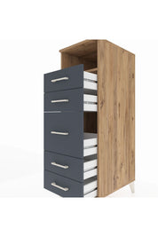 Kronos Dolap Tek Raflı 5 Çekmeceli 44x59x134 - S82M087V8C