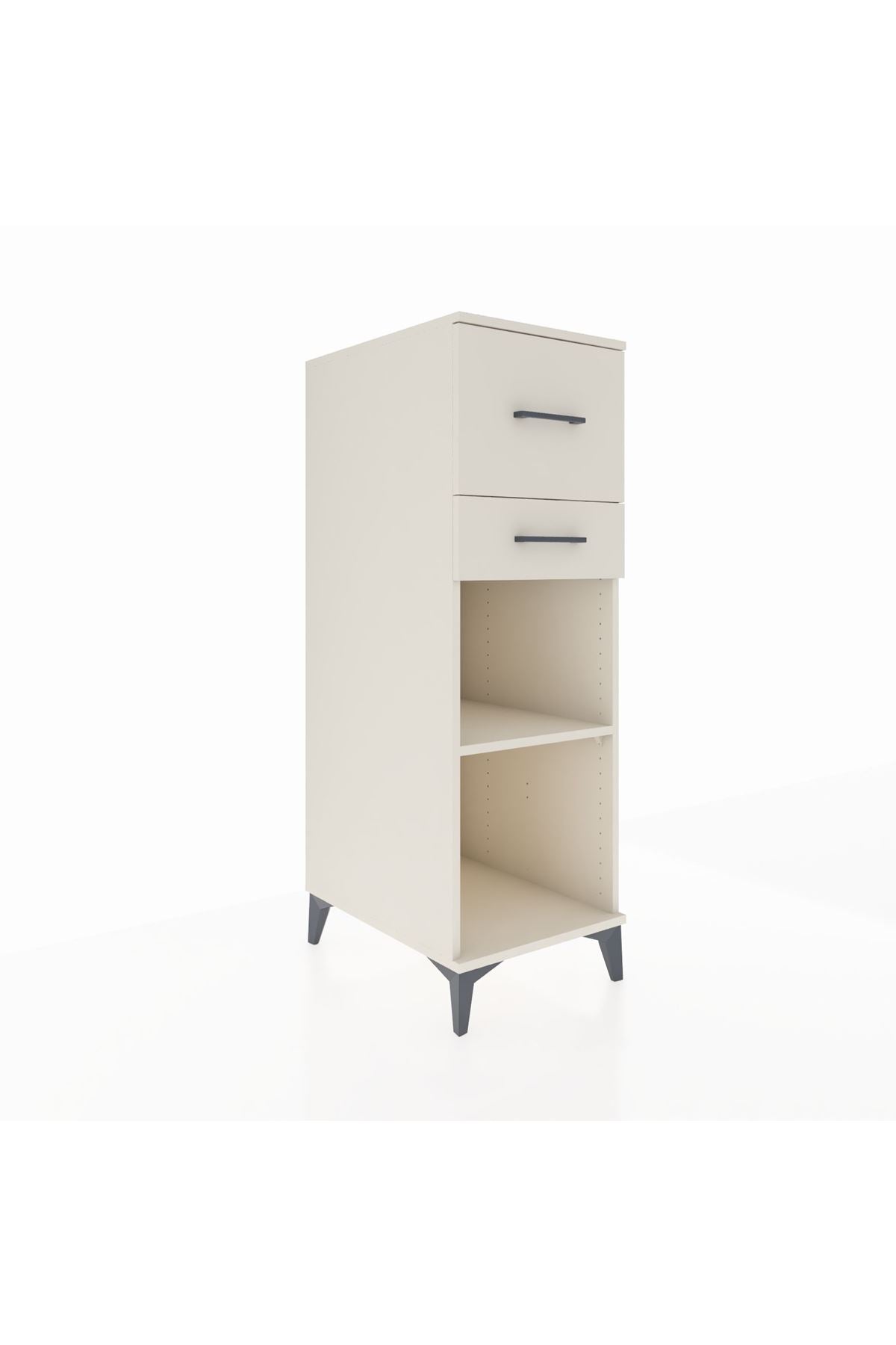 Kronos Dolap Tek Raflı 2 Çekmeceli 44x59x134 - S82M089V1C