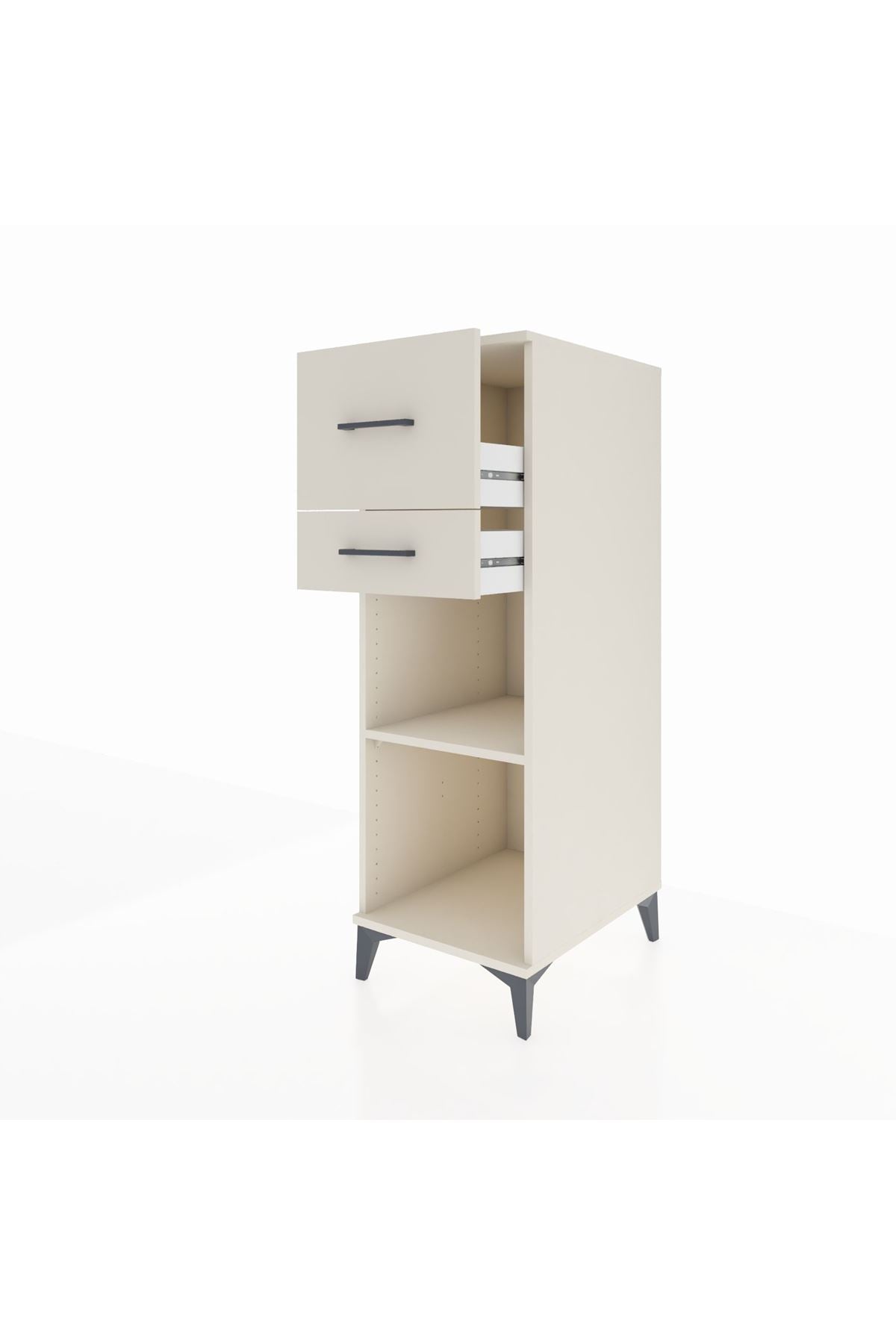 Kronos Dolap Tek Raflı 2 Çekmeceli 44x59x134 - S82M089V1C