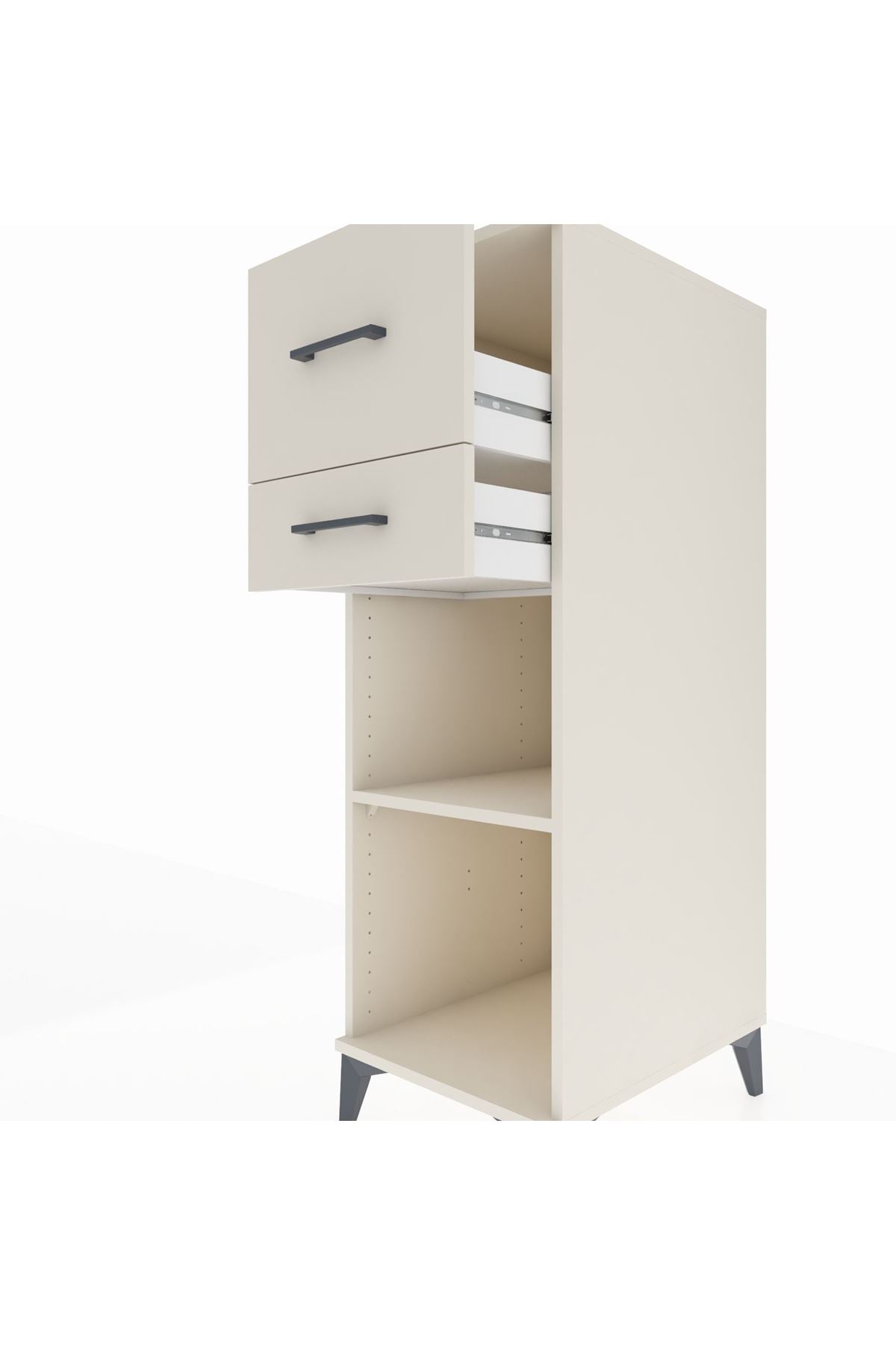 Kronos Dolap Tek Raflı 2 Çekmeceli 44x59x134 - S82M089V1C