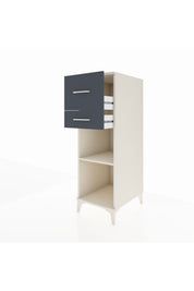 Kronos Dolap Tek Raflı 2 Çekmeceli 44x59x134 - S82M089V2C