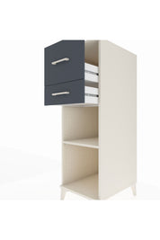 Kronos Dolap Tek Raflı 2 Çekmeceli 44x59x134 - S82M089V2C