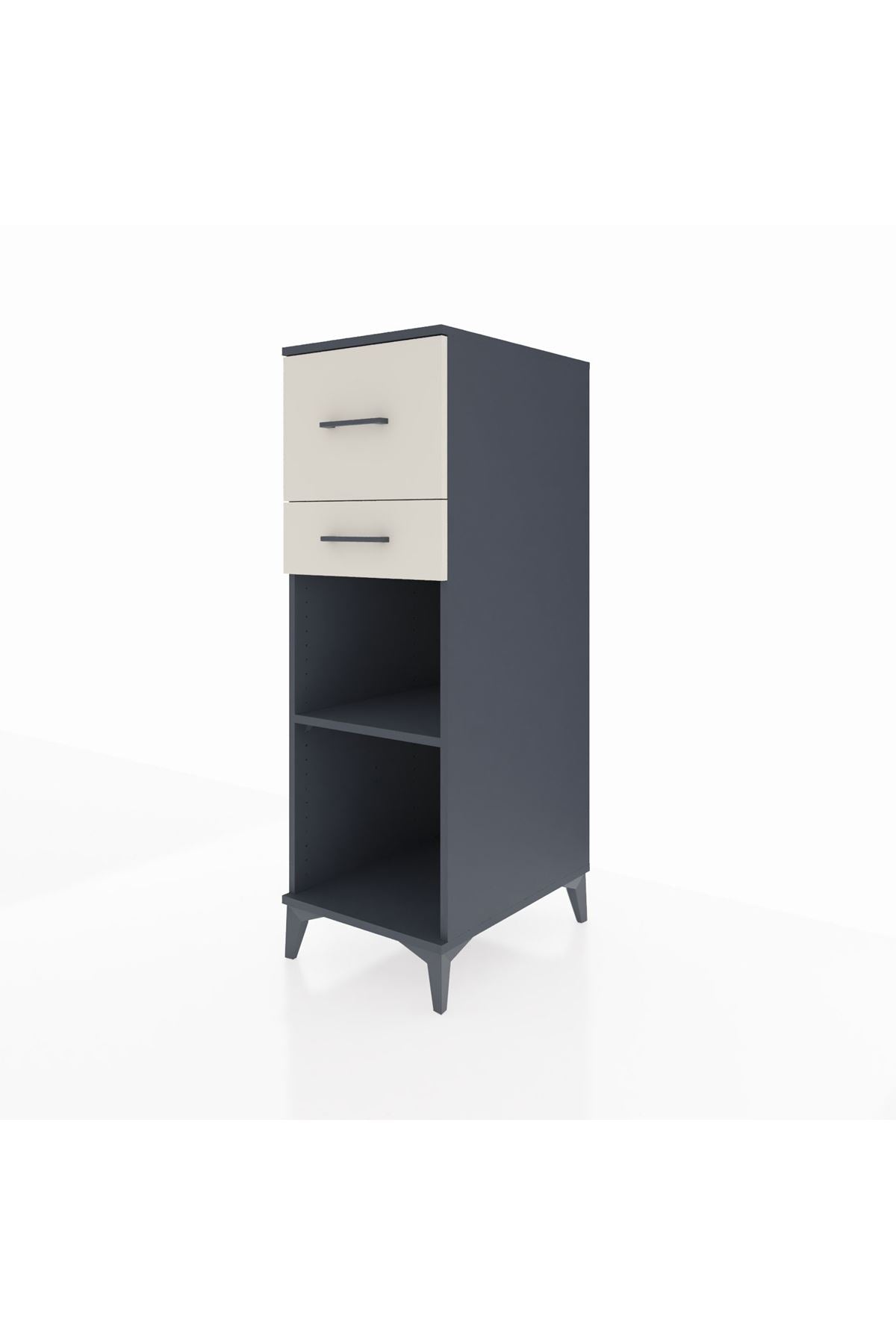 Kronos Dolap Tek Raflı 2 Çekmeceli 44x59x134 - S82M089V4C