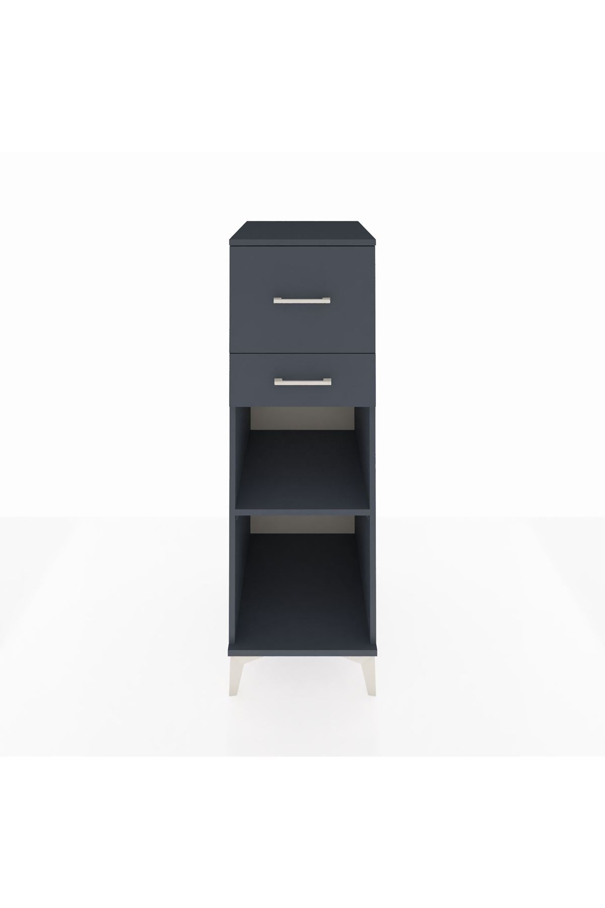 Kronos Dolap Tek Raflı 2 Çekmeceli 44x59x134 - S82M089V5C