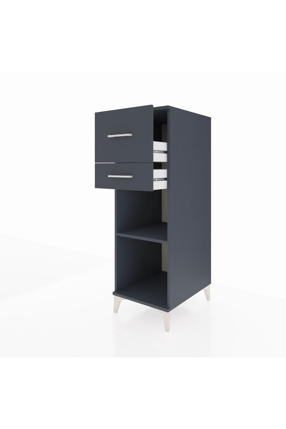 Kronos Dolap Tek Raflı 2 Çekmeceli 44x59x134 - S82M089V5C