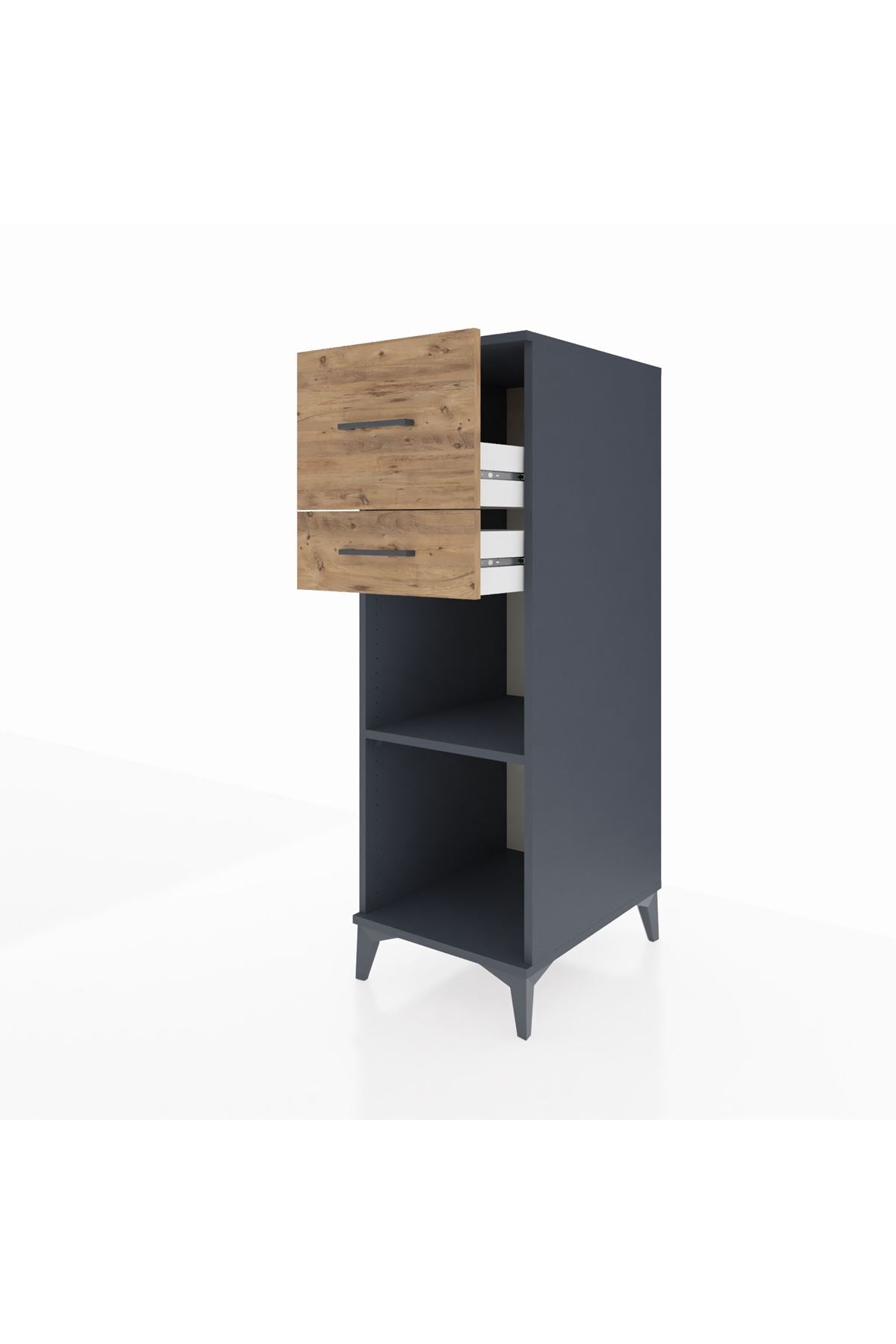 Kronos Dolap Tek Raflı 2 Çekmeceli 44x59x134 - S82M089V6C