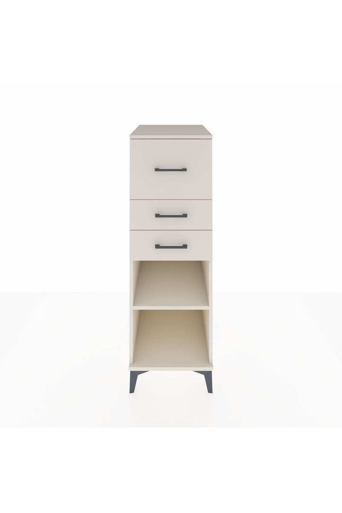 Kronos Dolap Tek Raflı 3 Çekmeceli 44x59x134 - S82M090V1C