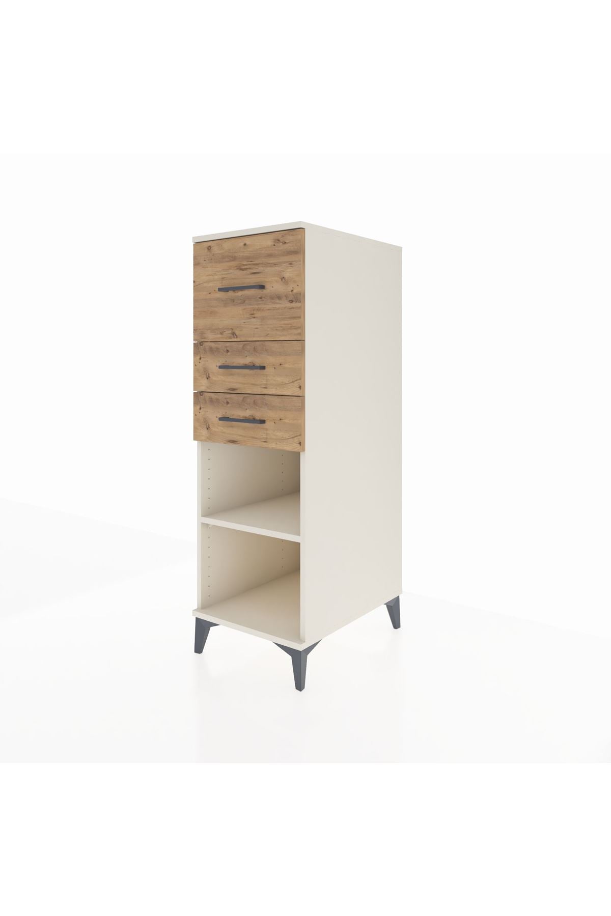 Kronos Dolap Tek Raflı 3 Çekmeceli 44x59x134 - S82M090V3C