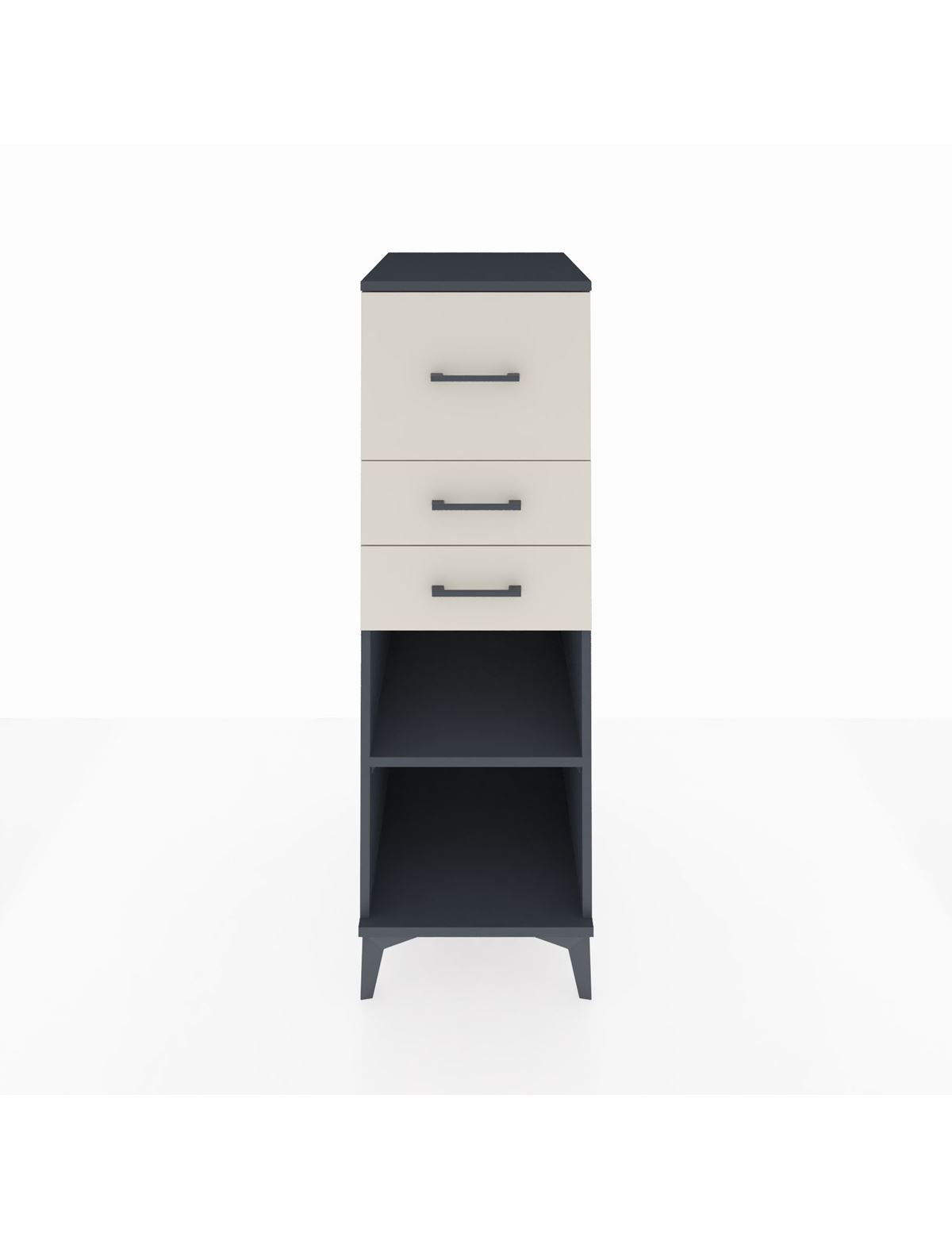 Kronos Dolap Tek Raflı 3 Çekmeceli 44x59x134 - S82M090V4C