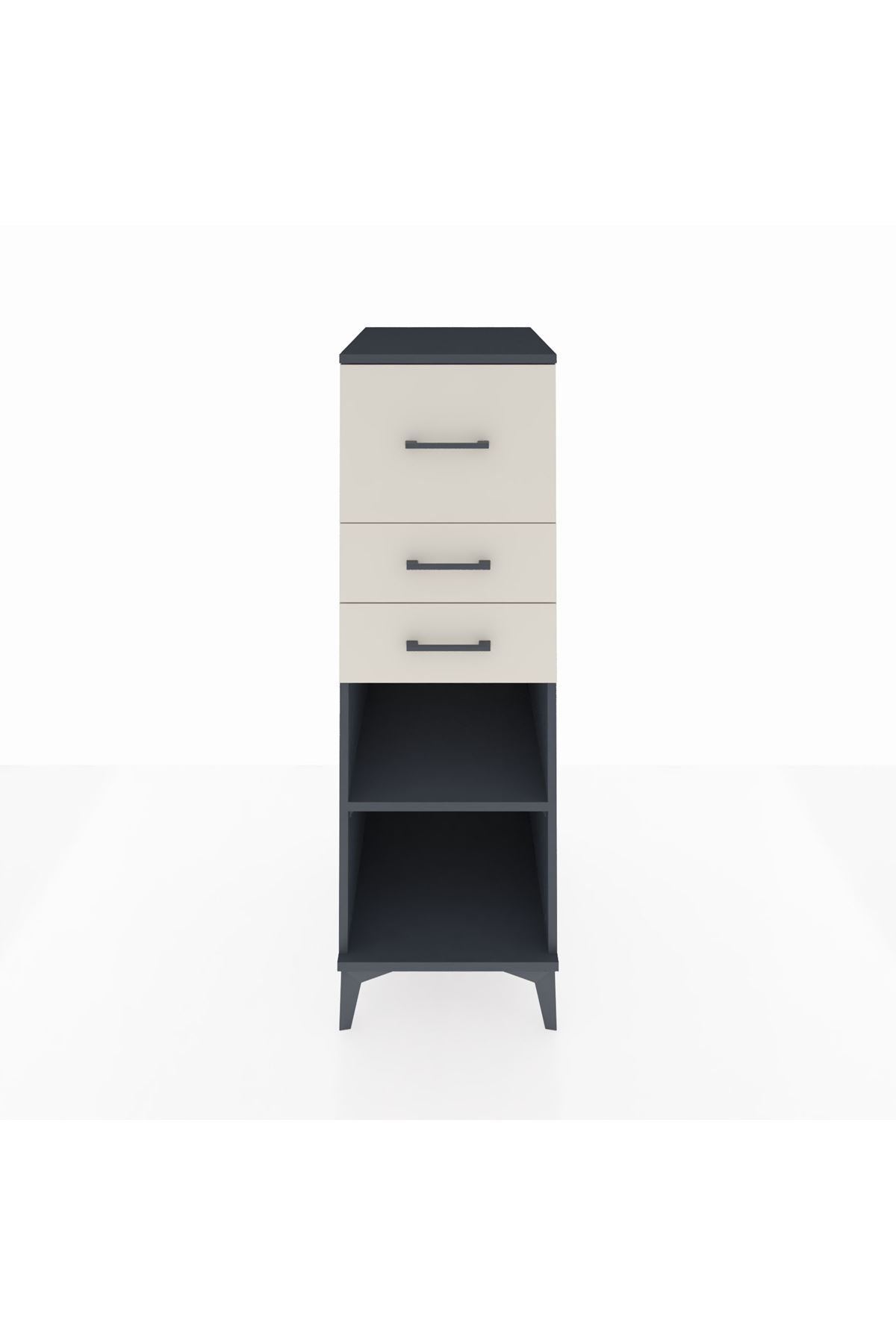 Kronos Dolap Tek Raflı 3 Çekmeceli 44x59x134 - S82M090V4C