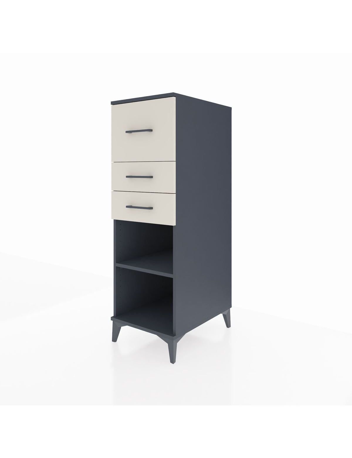 Kronos Dolap Tek Raflı 3 Çekmeceli 44x59x134 - S82M090V4C