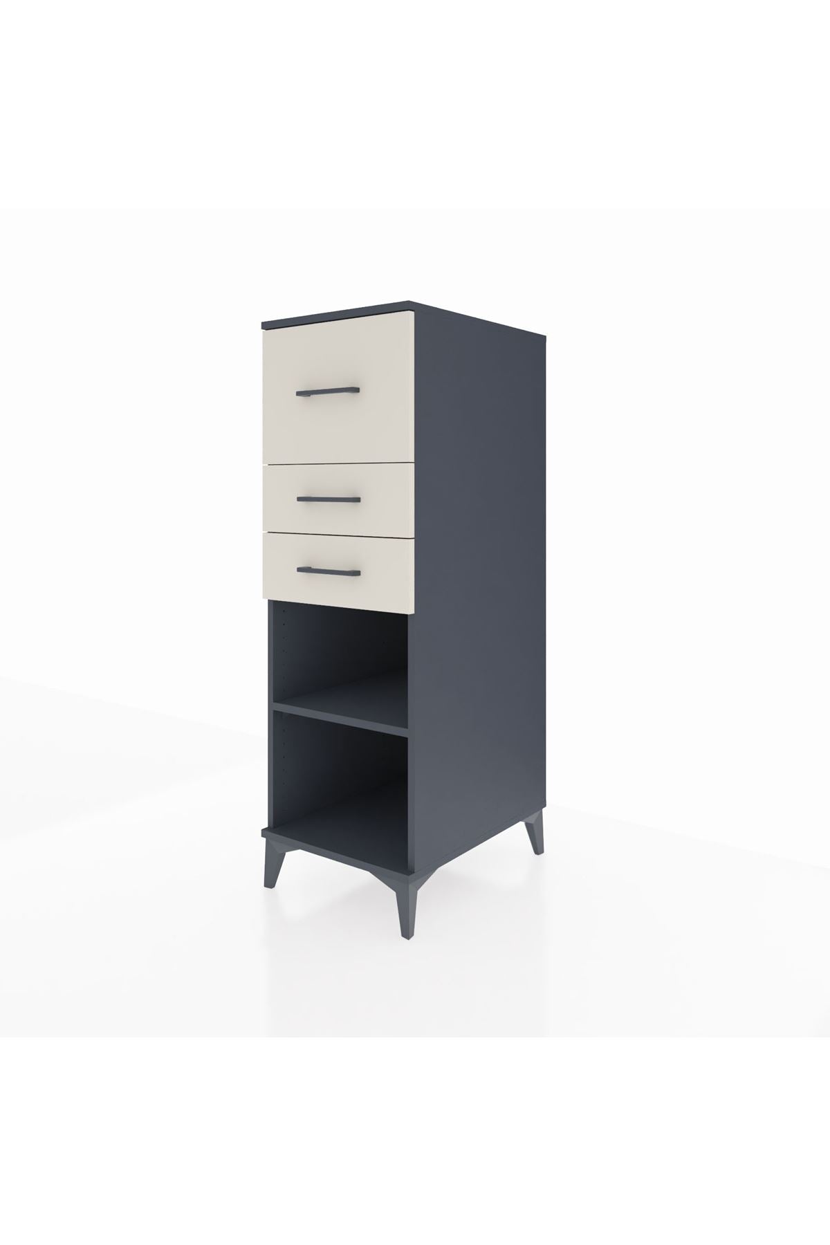 Kronos Dolap Tek Raflı 3 Çekmeceli 44x59x134 - S82M090V4C