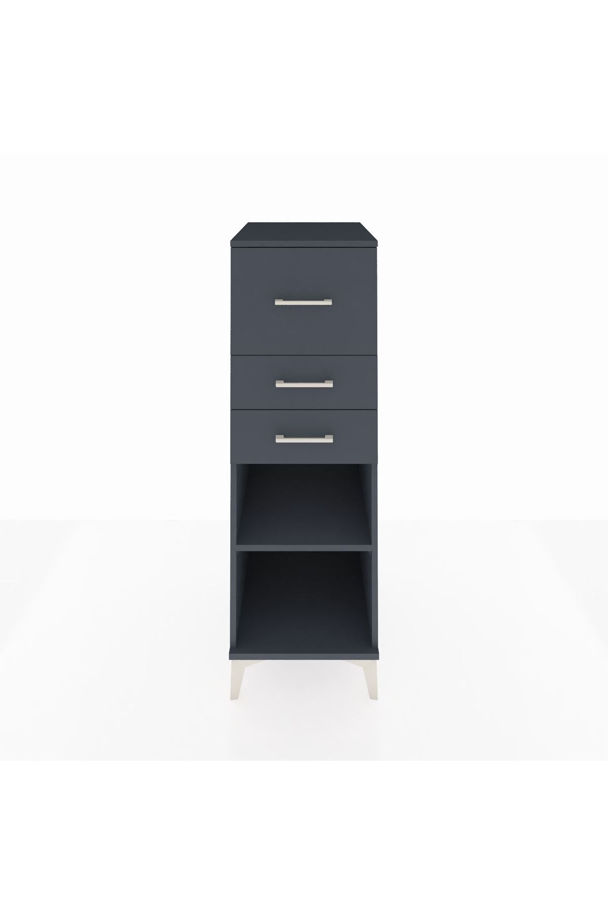 Kronos Dolap Tek Raflı 3 Çekmeceli 44x59x134 - S82M090V5C