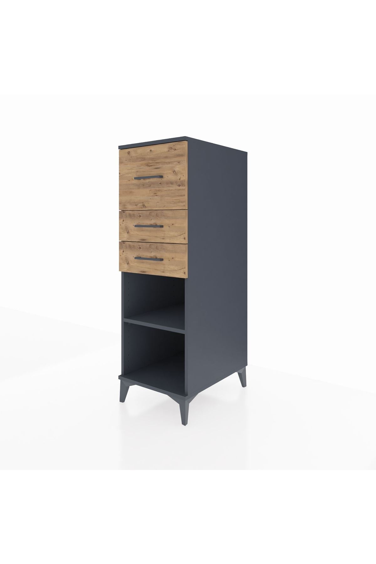 Kronos Dolap Tek Raflı 3 Çekmeceli 44x59x134 - S82M090V6C