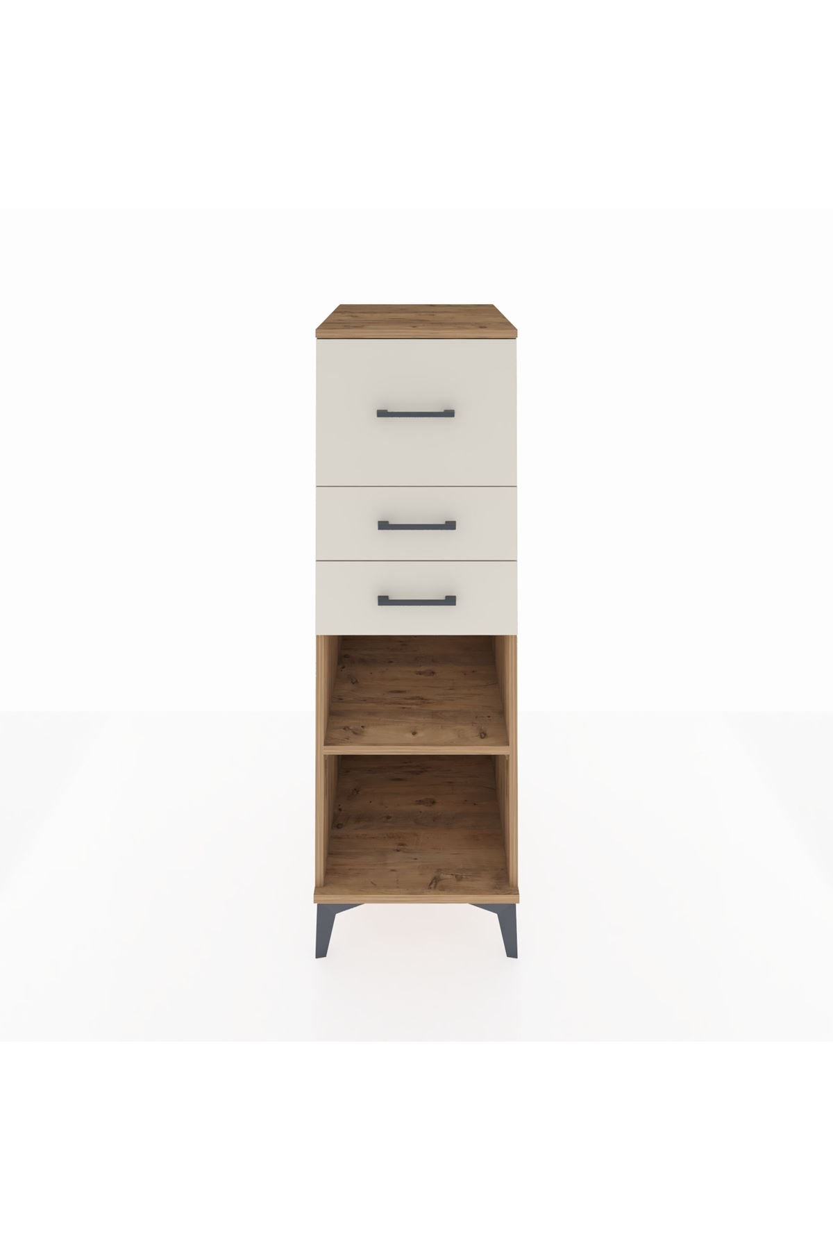 Kronos Dolap Tek Raflı 3 Çekmeceli 44x59x134 - S82M090V7C