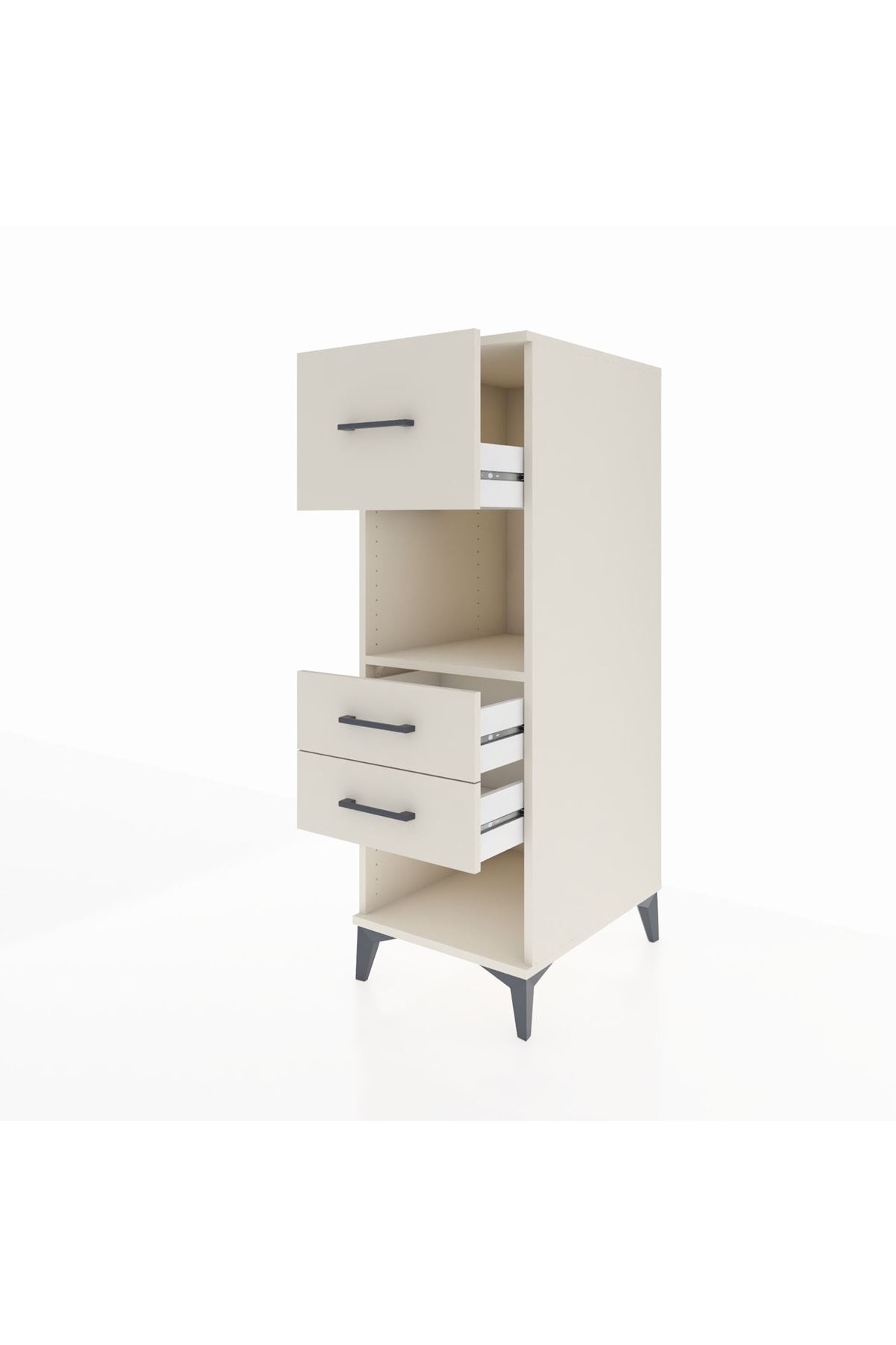 Kronos Dolap Tek Raflı 3 Çekmeceli 44x59x134 - S82M091V1C