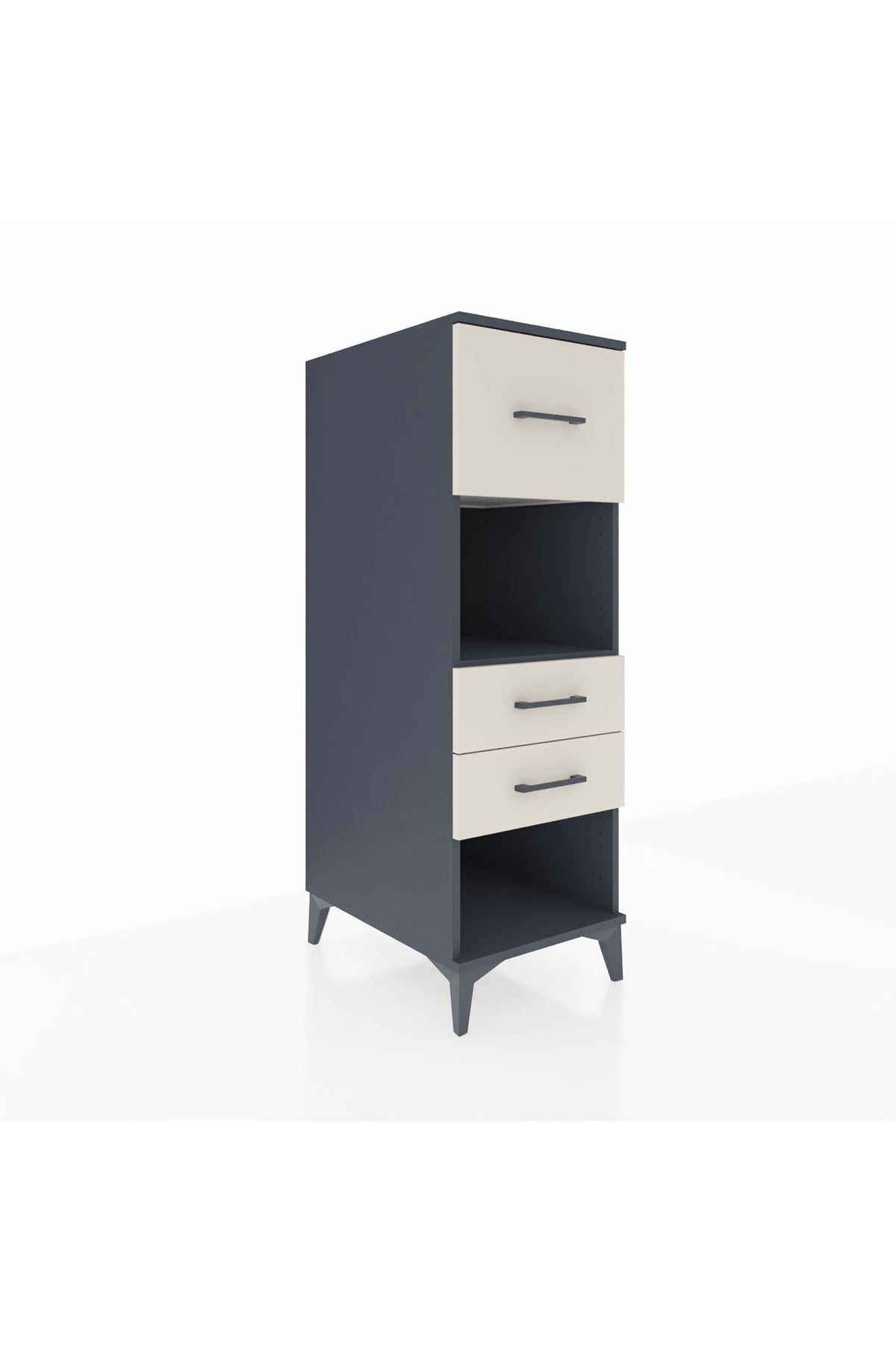 Kronos Dolap Tek Raflı 3 Çekmeceli 44x59x134 - S82M091V4C