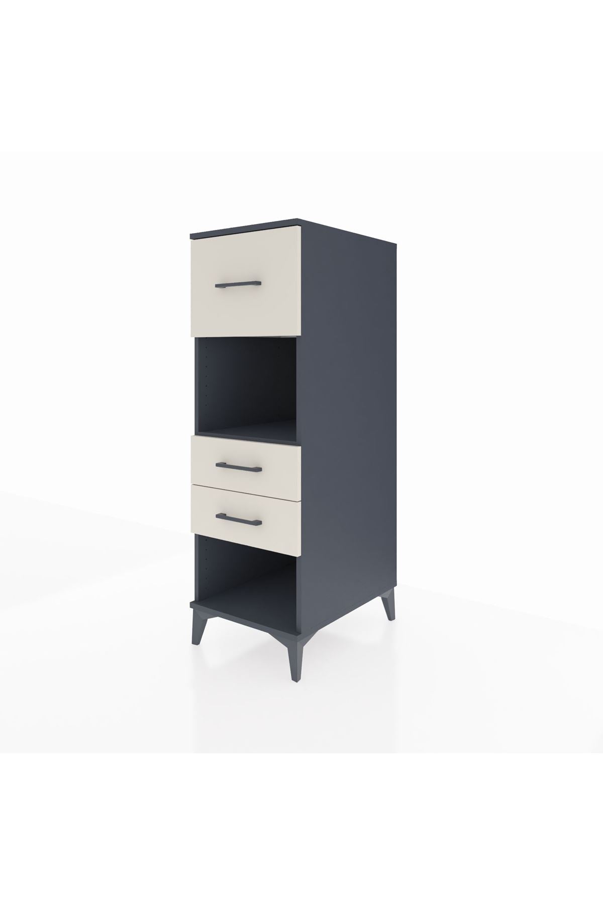 Kronos Dolap Tek Raflı 3 Çekmeceli 44x59x134 - S82M091V4C