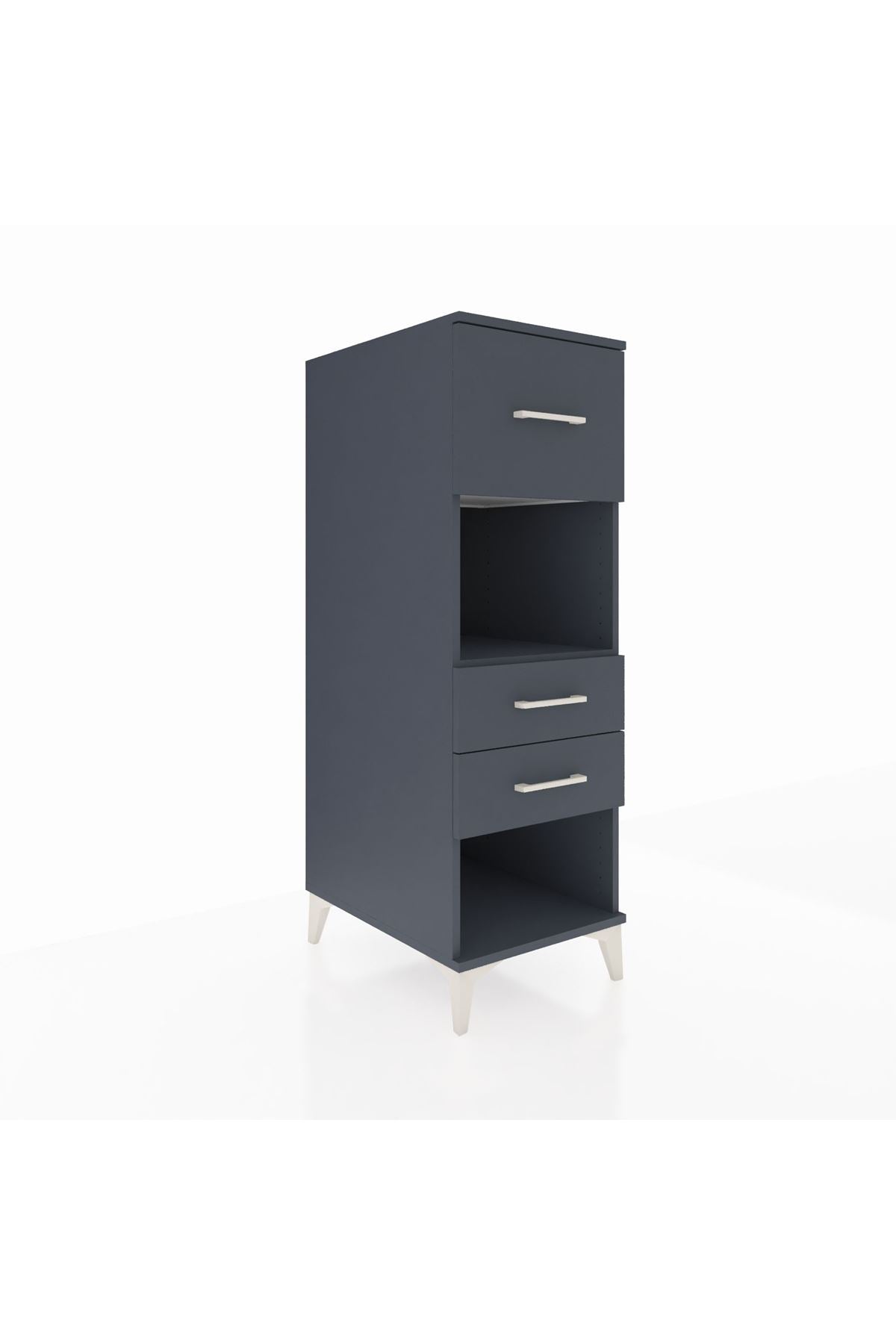 Kronos Dolap Tek Raflı 3 Çekmeceli 44x59x134 - S82M091V5C