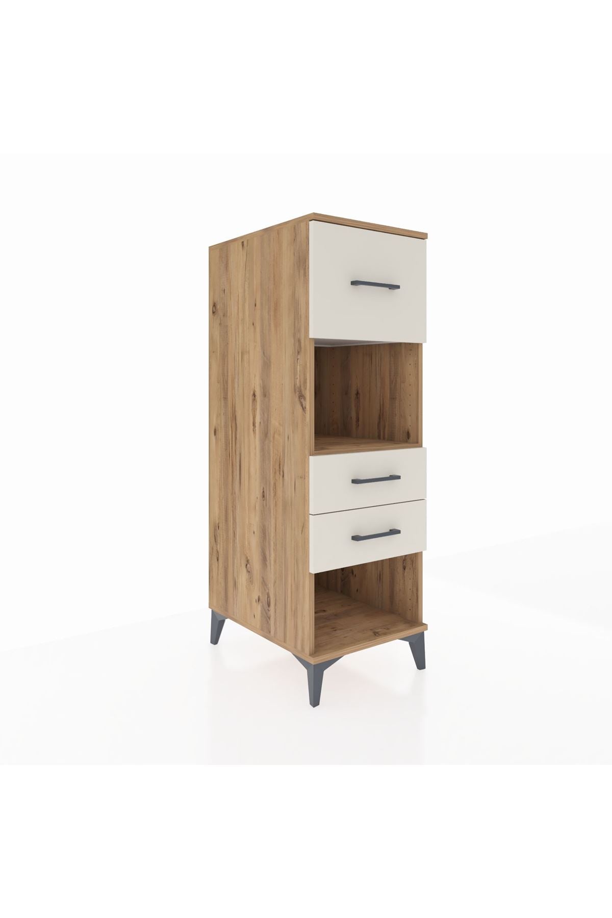 Kronos Dolap Tek Raflı 3 Çekmeceli 44x59x134 - S82M091V7C