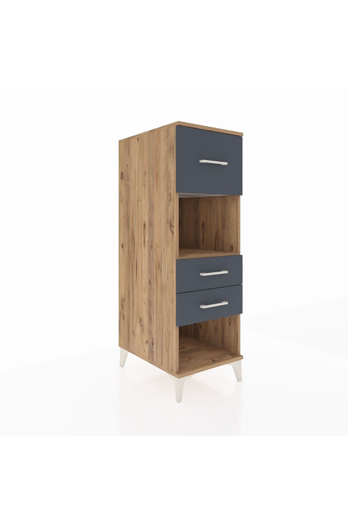 Kronos Dolap Tek Raflı 3 Çekmeceli 44x59x134 - S82M091V8C
